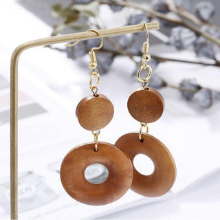 Maxinne Wooden Earrings