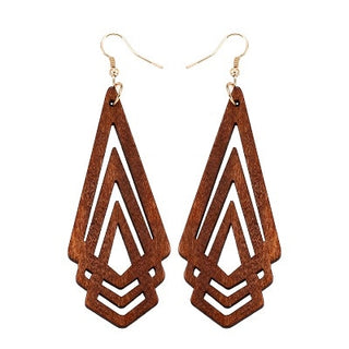 Brenda Wooden Earrings